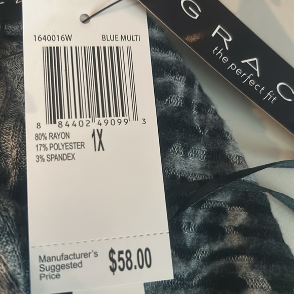 Grace Women’s Cowl Neck Floral Sweater - Picture 6 of 7